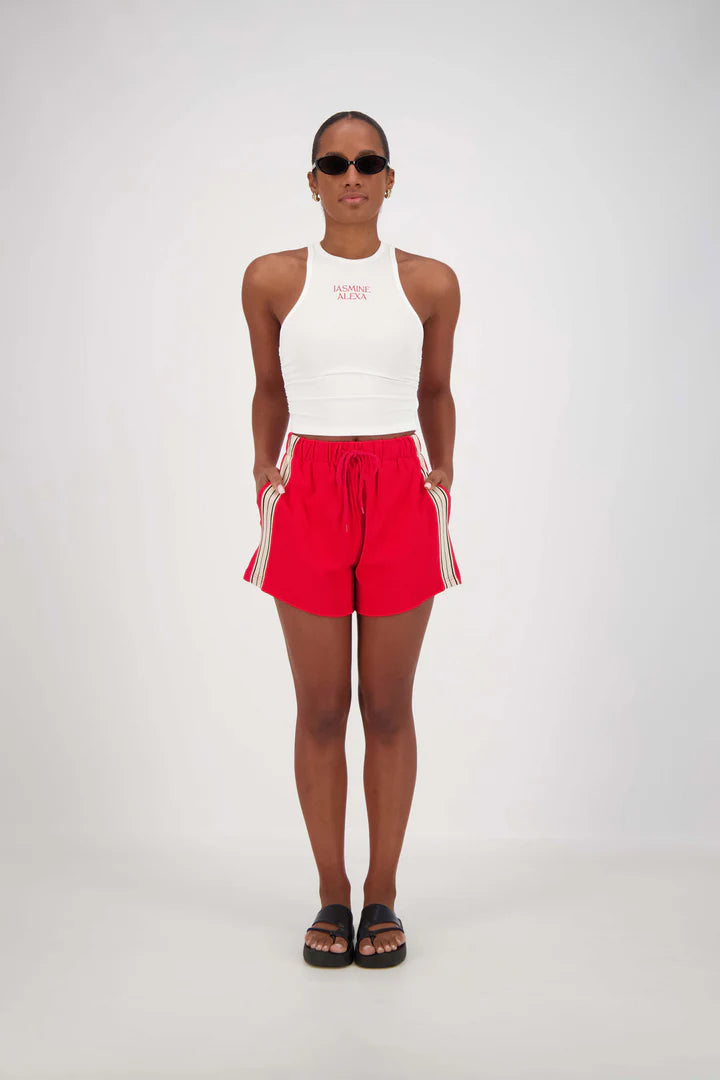 Jasmine Alexa Panarea Shorts Red