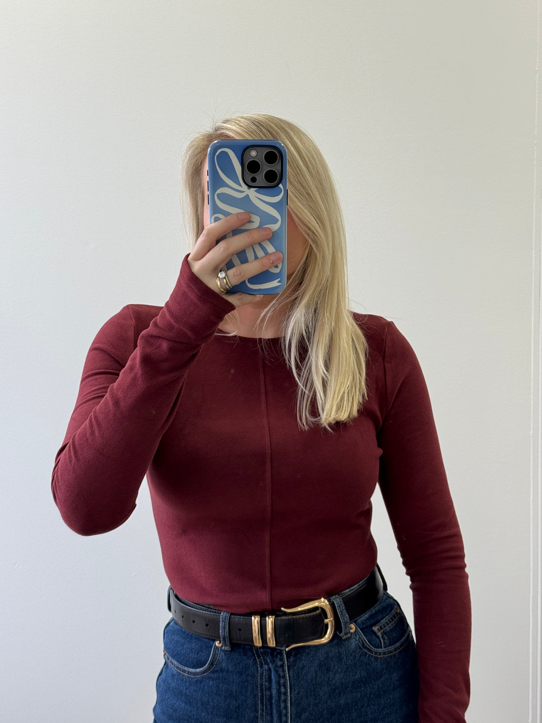 Cartel & Willow Aspyn Top Plum