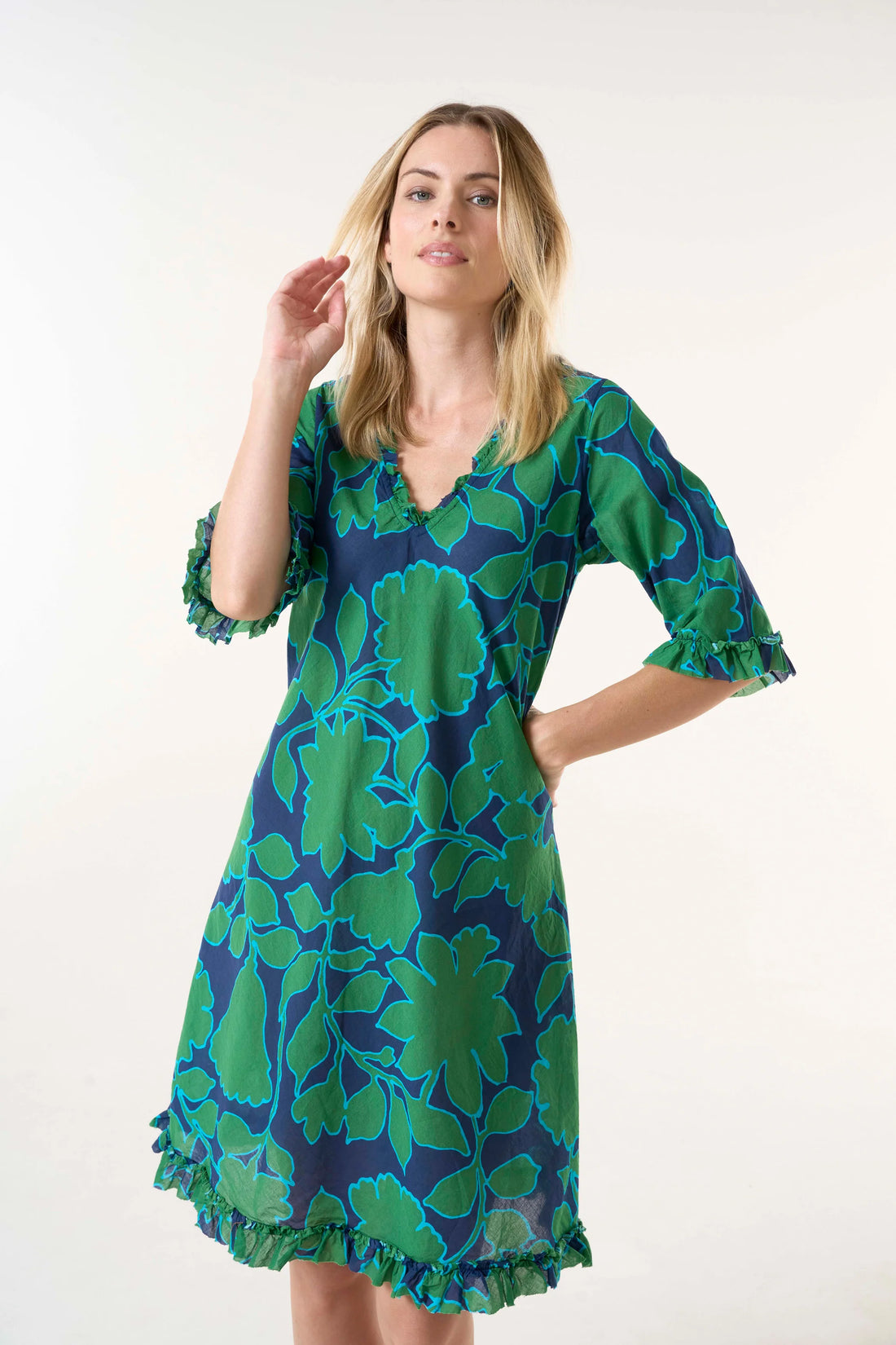One Season Middy Indi Porto Vecchio Green Cotton