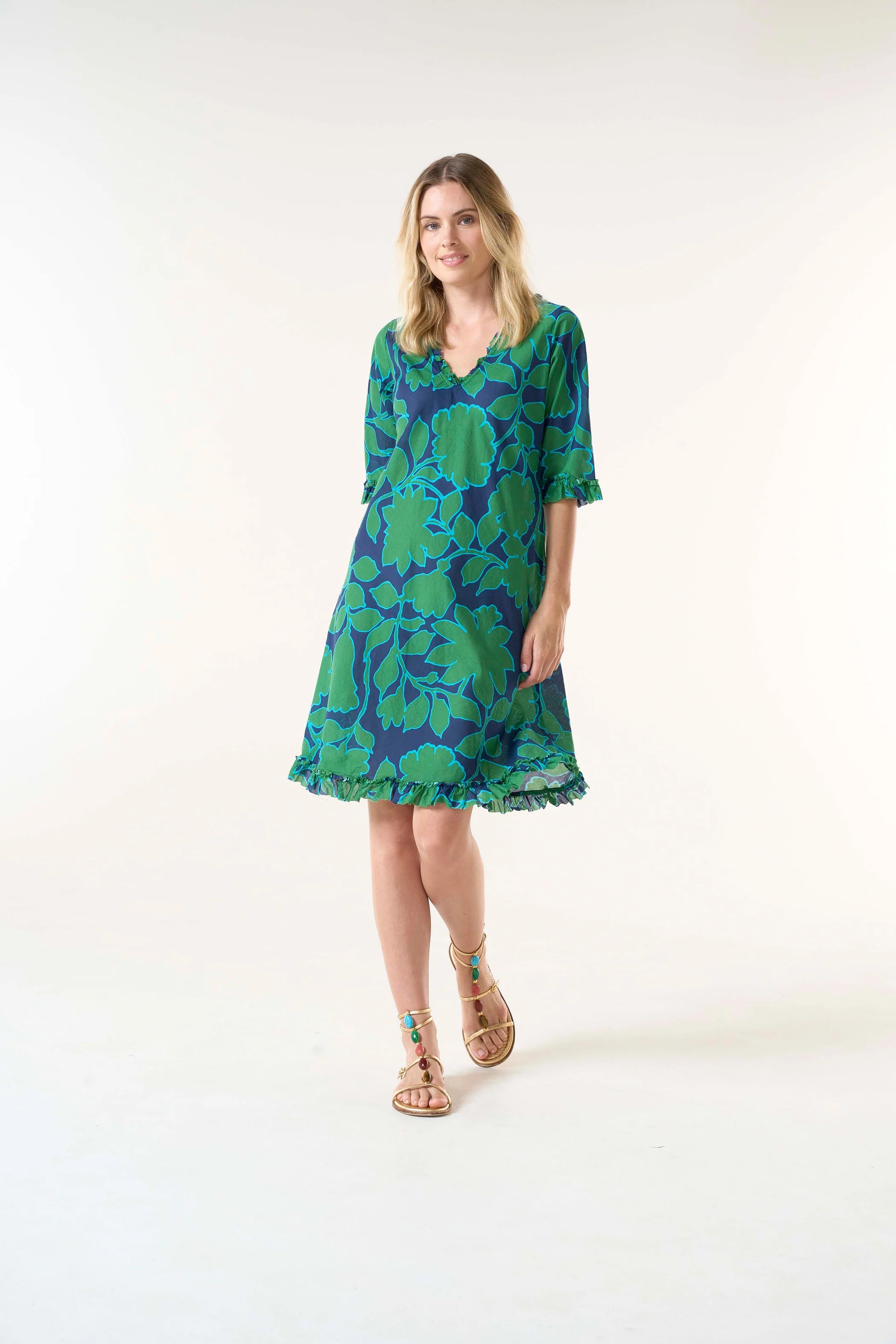 One Season Middy Indi Porto Vecchio Green Cotton