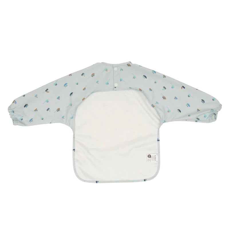 Recycled Long Sleeve Bib Sail Boats