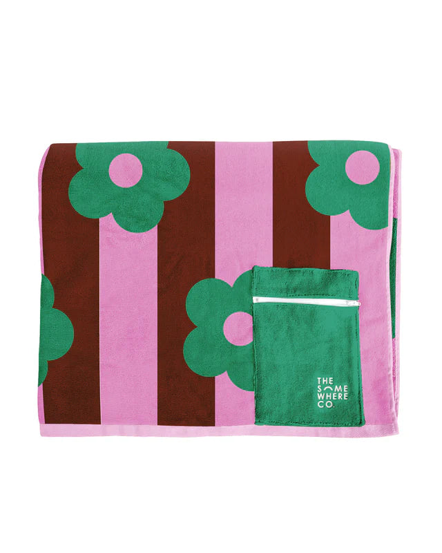 The Somewhere Co Rocky Road Premium Cotton Beach Towel