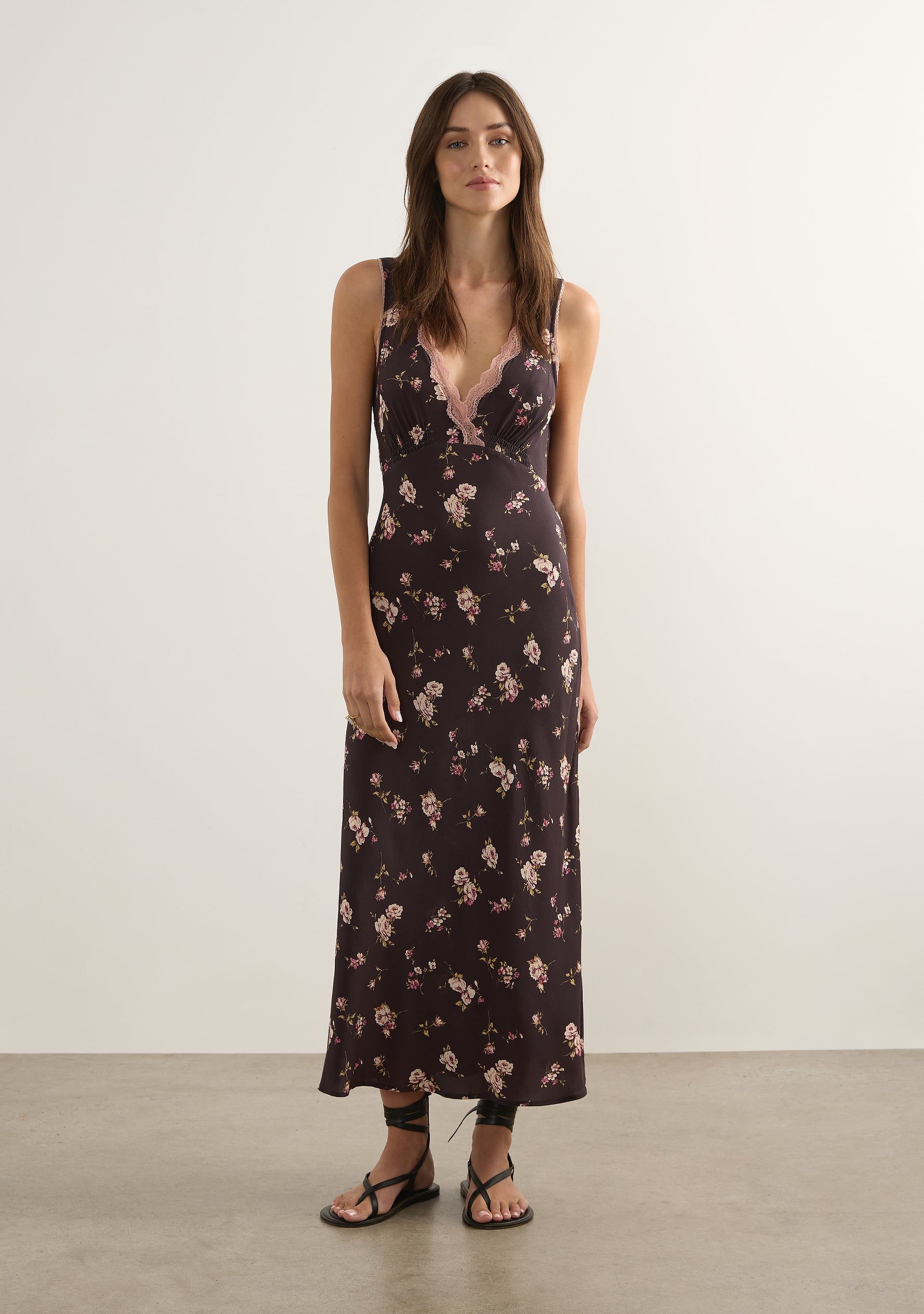 Auguste The Label Darcy Midi Dress Black