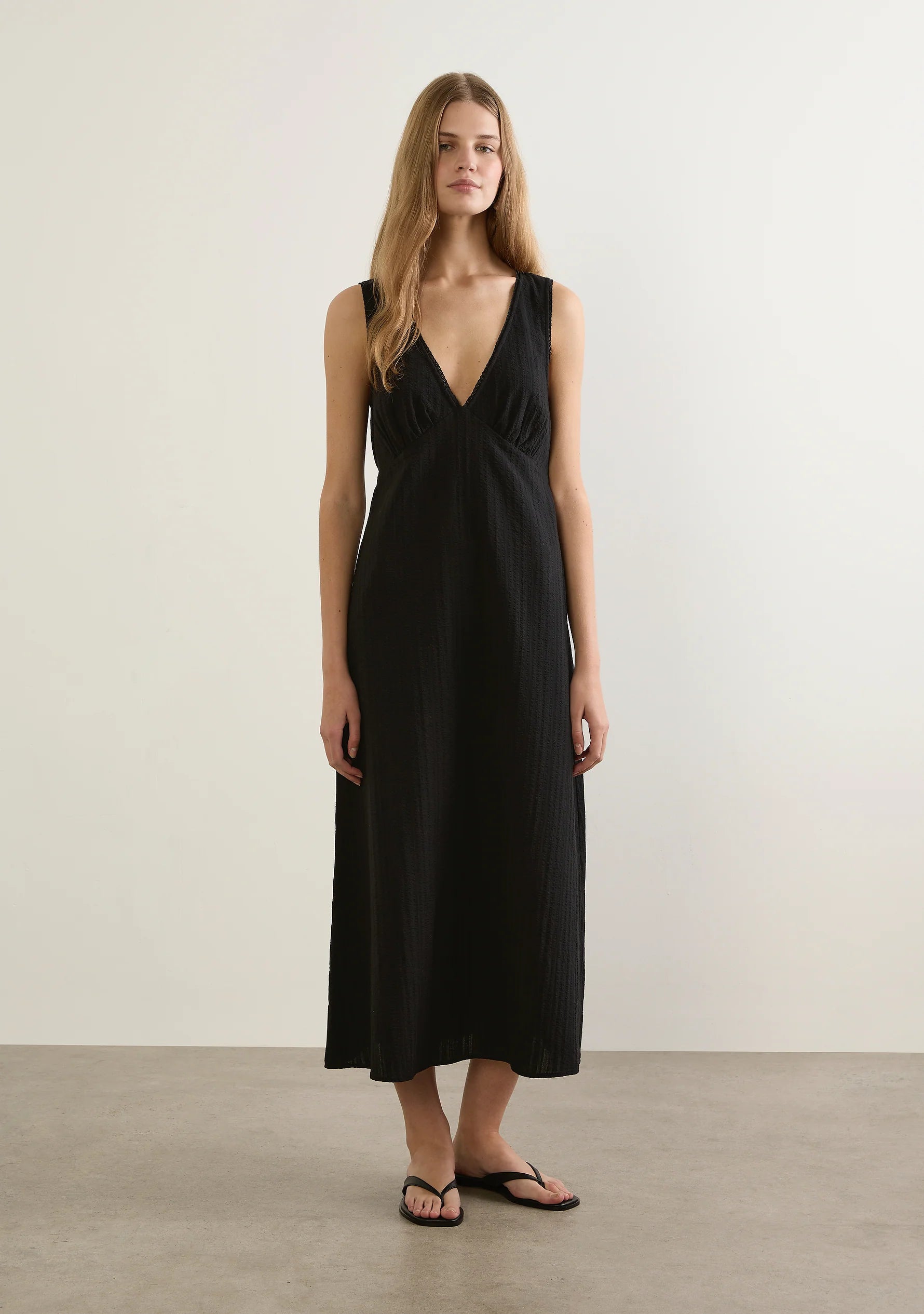 Auguste The Label River Midi Dress Black