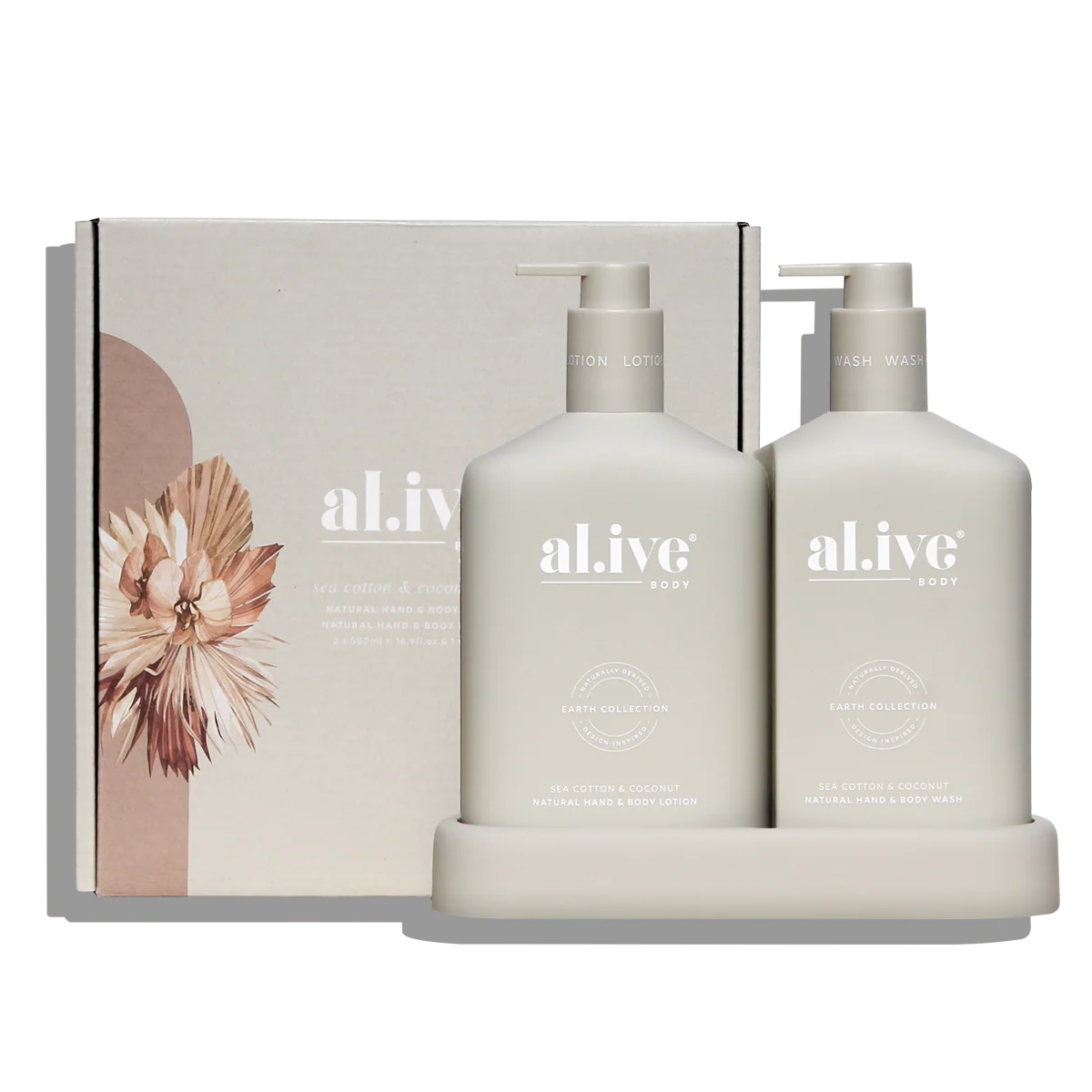 AL.IVE Body Wash & Body Bathroom Duo Sea Cotton & Coconut