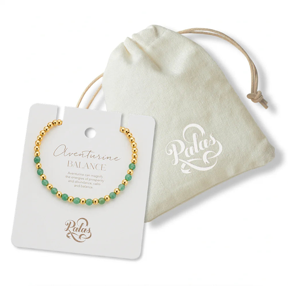 Palas Aventurine Lotus Purity Bracelet (Balance)