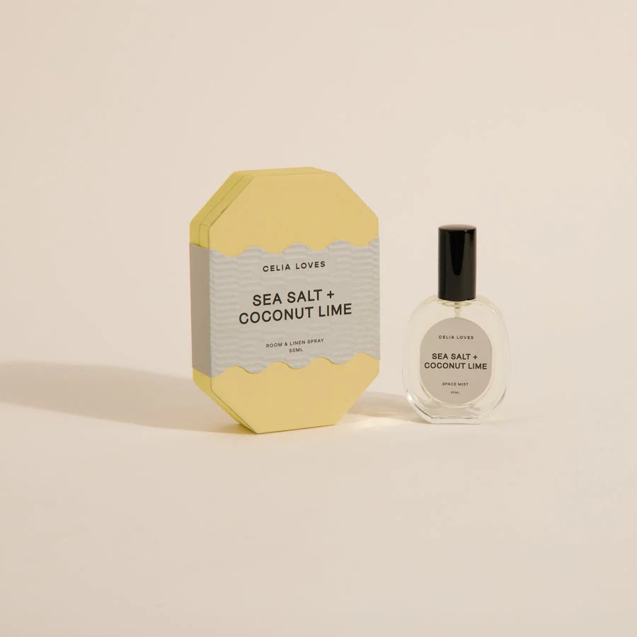 Celia Loves Field Notes Sea Salt + Coconut Lime Room Spray 50mL
