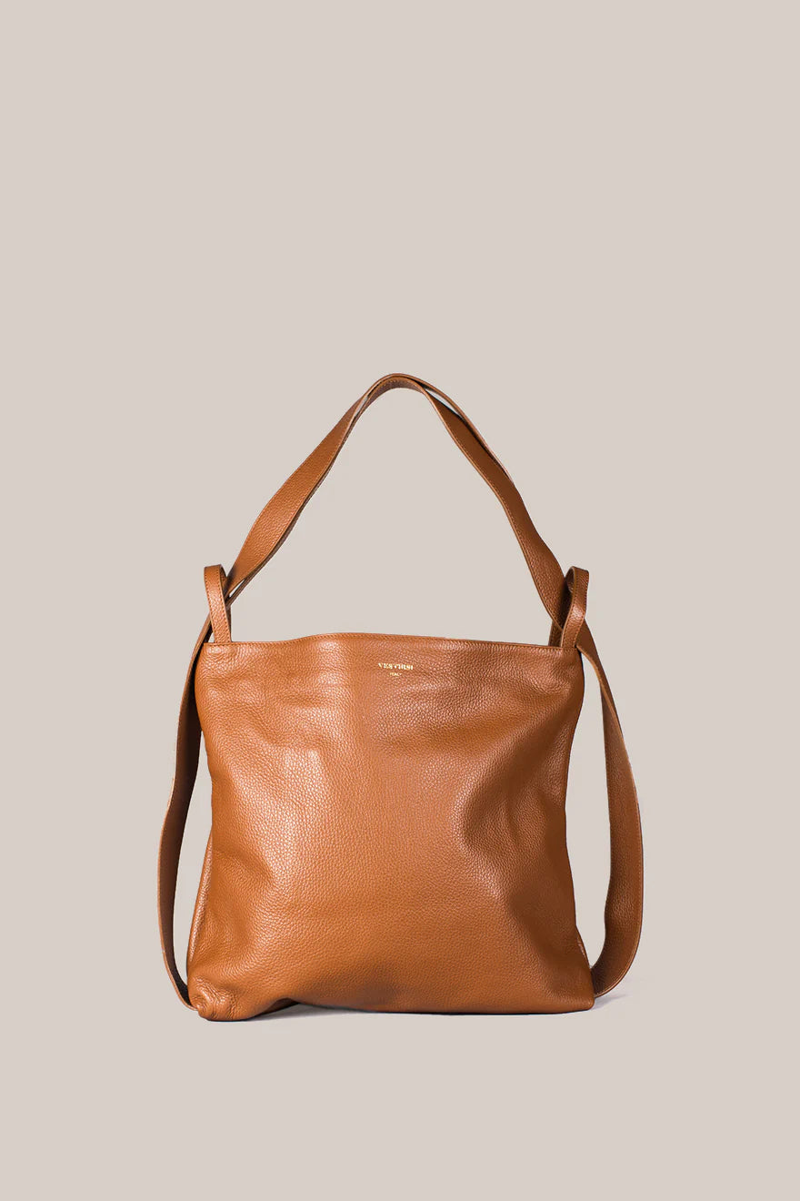 Vestirsi Bella 2-in-1 Convertible Backpack Tote Tan