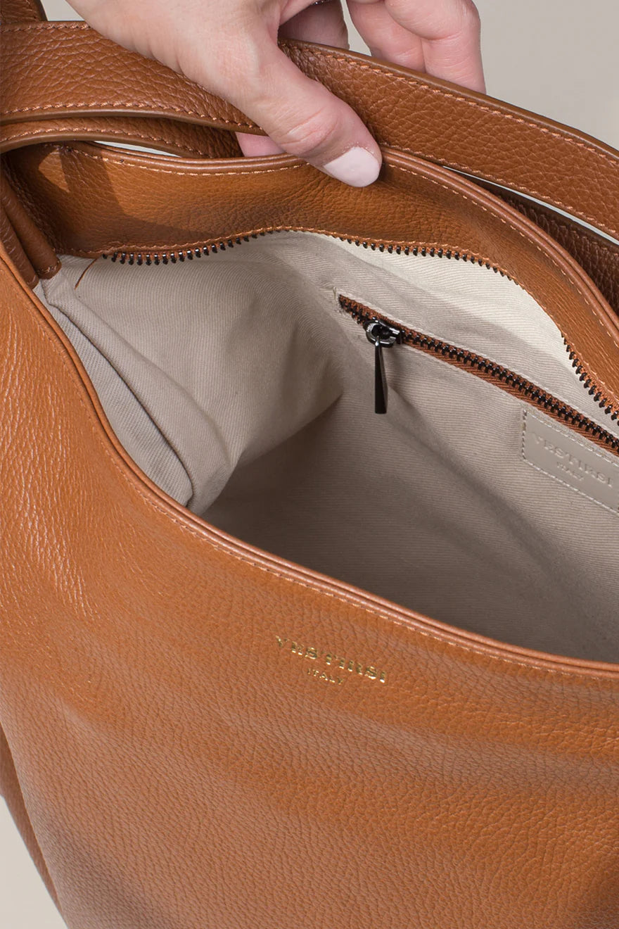 Vestirsi Bella 2-in-1 Convertible Backpack Tote Tan