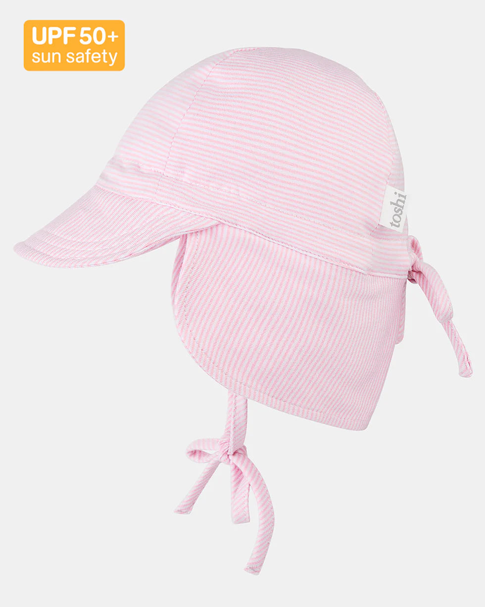 Toshi Flap Cap Baby Blush