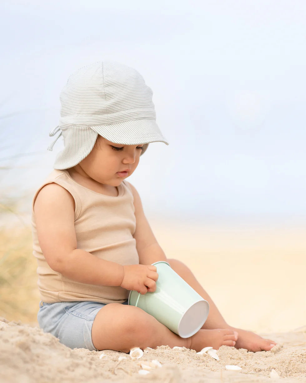 Toshi Flap Cap Baby Sage
