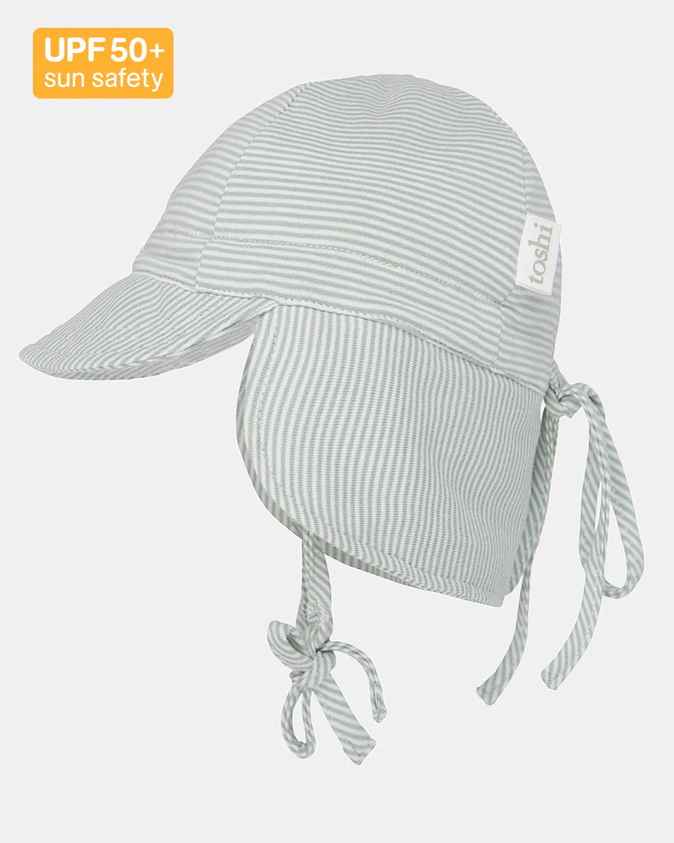 Toshi Flap Cap Baby Sage