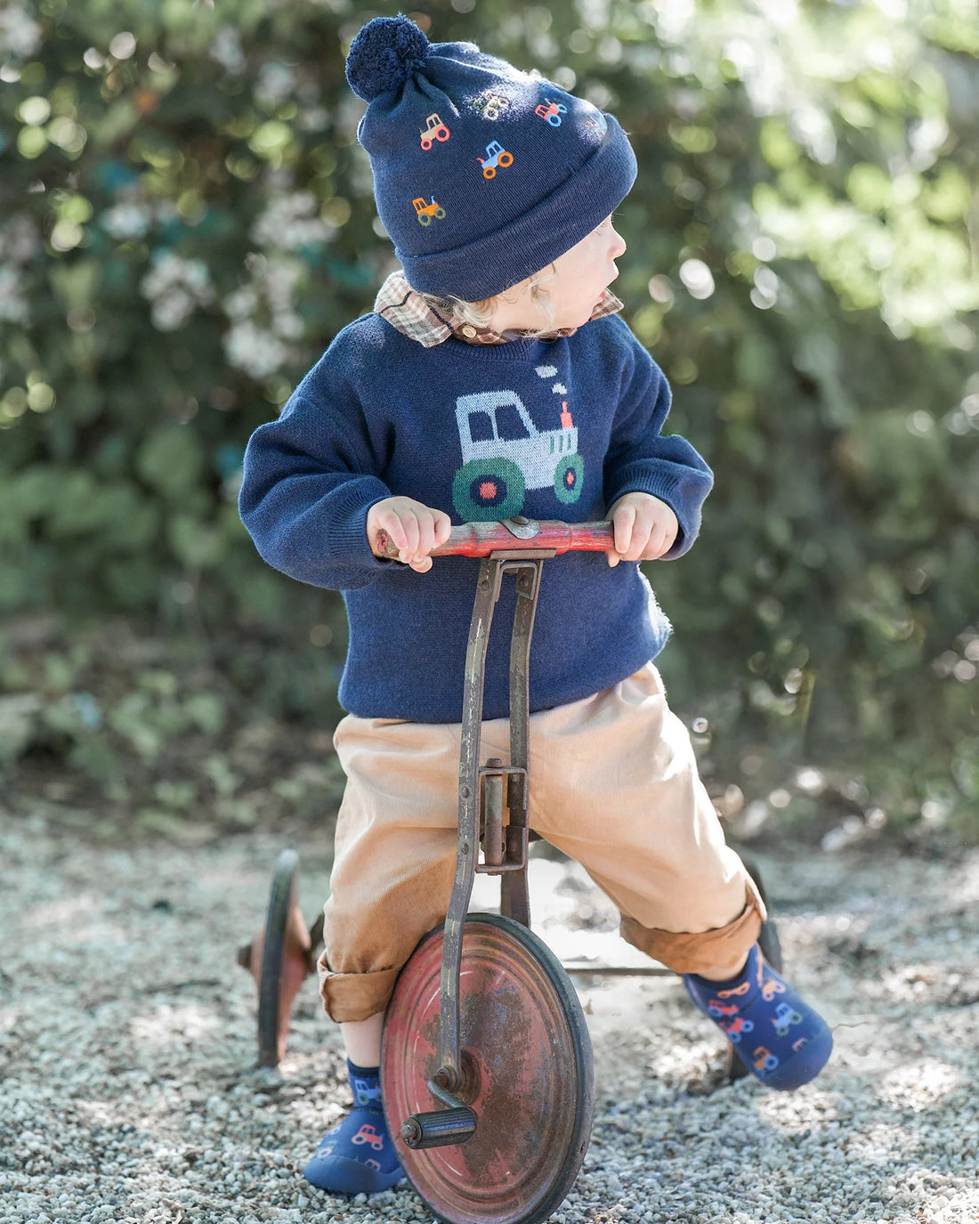 Toshi Organic Beanie Mystical Tiny Tractors