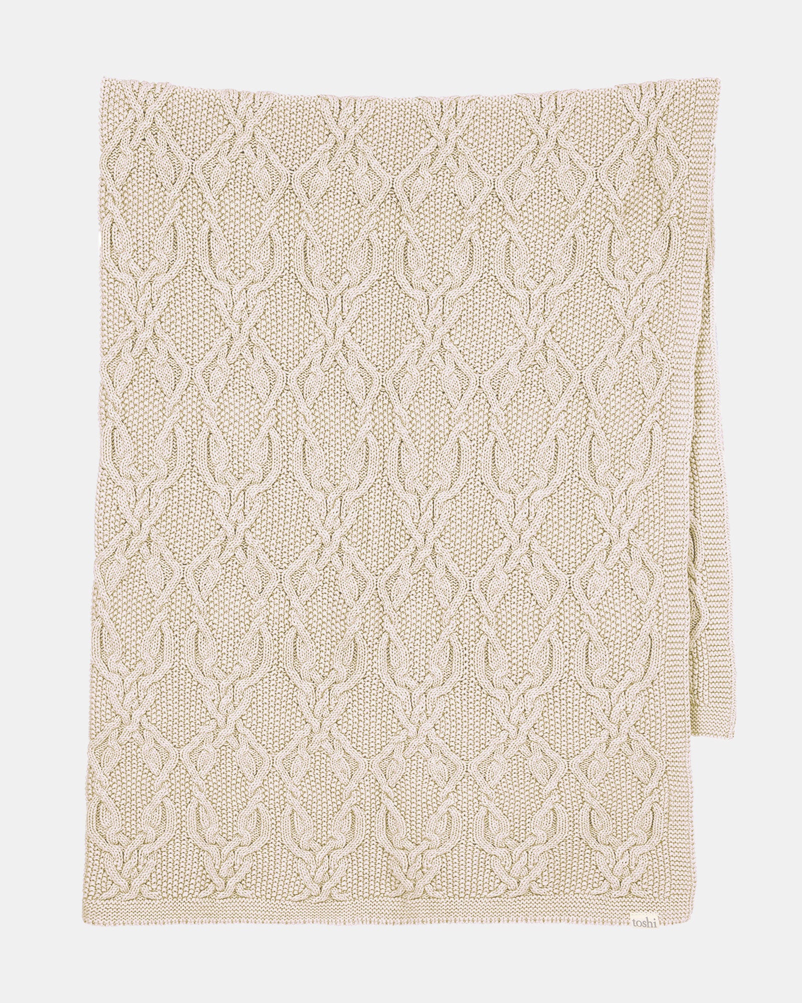 Toshi Organic Blanket Bowie Oatmeal
