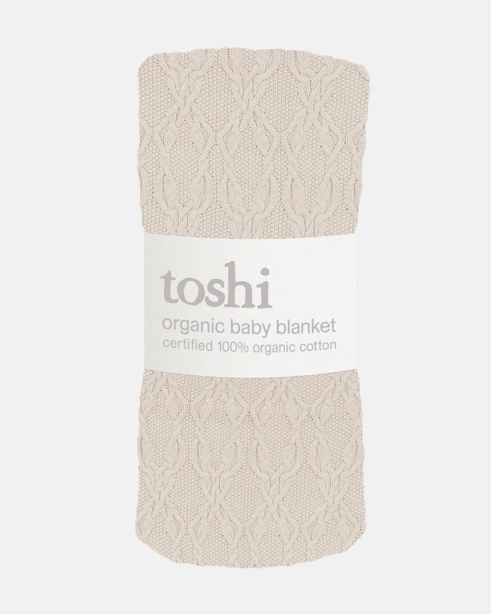 Toshi Organic Blanket Bowie Oatmeal