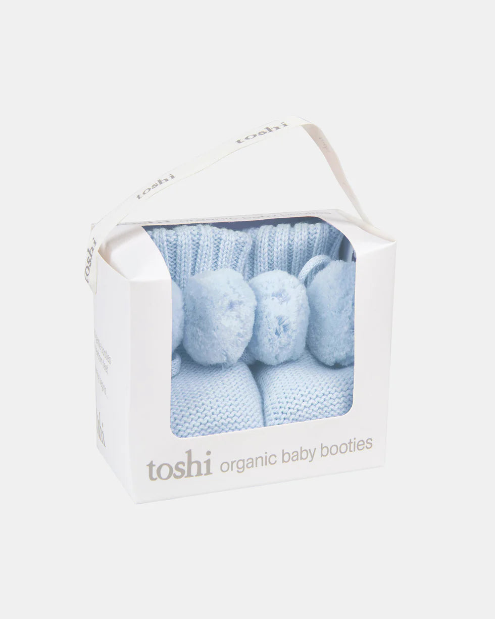 Toshi Organic Booties Marley/Bluebird Size 000 0-3mths