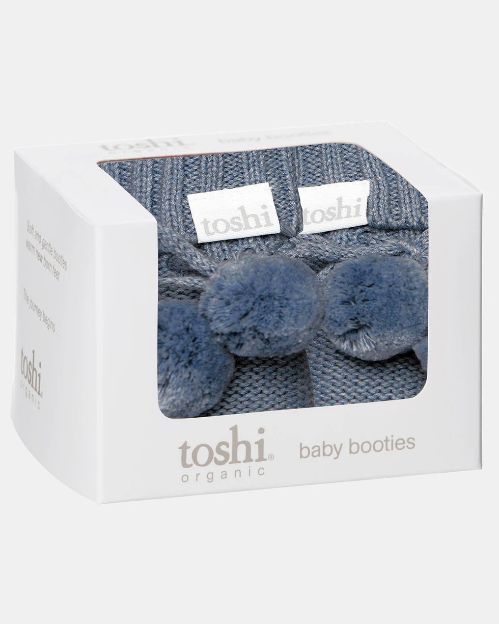 Toshi Organic Booties Marley/Moonlight Size 000 0-3mths