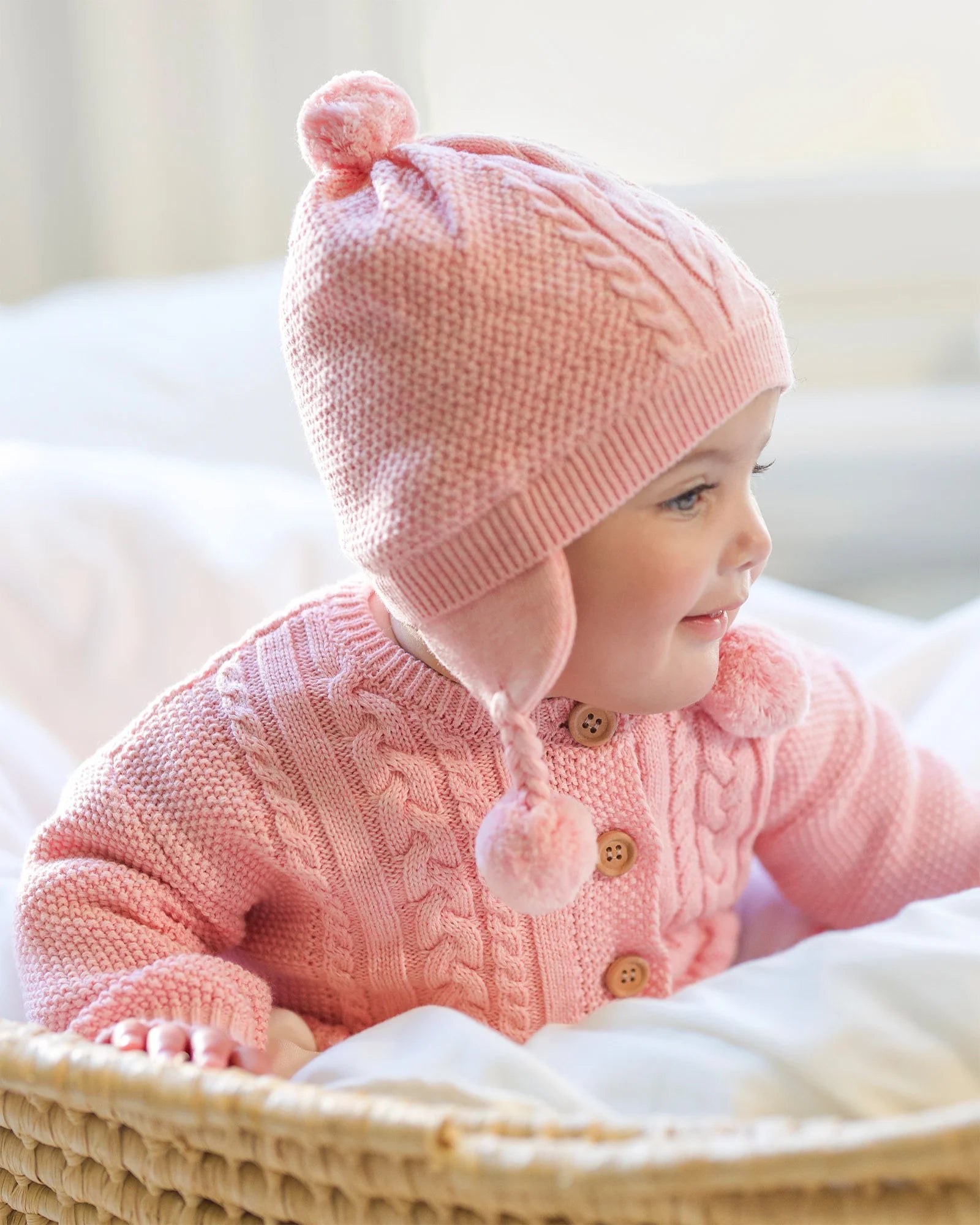 Toshi Organic Earmuff Yummy Misty Rose