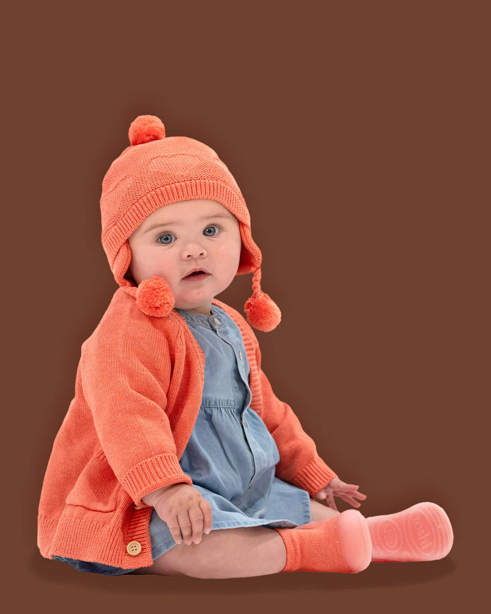 Toshi Organic Hybrid Walking Socks Dreamtime/Paprika