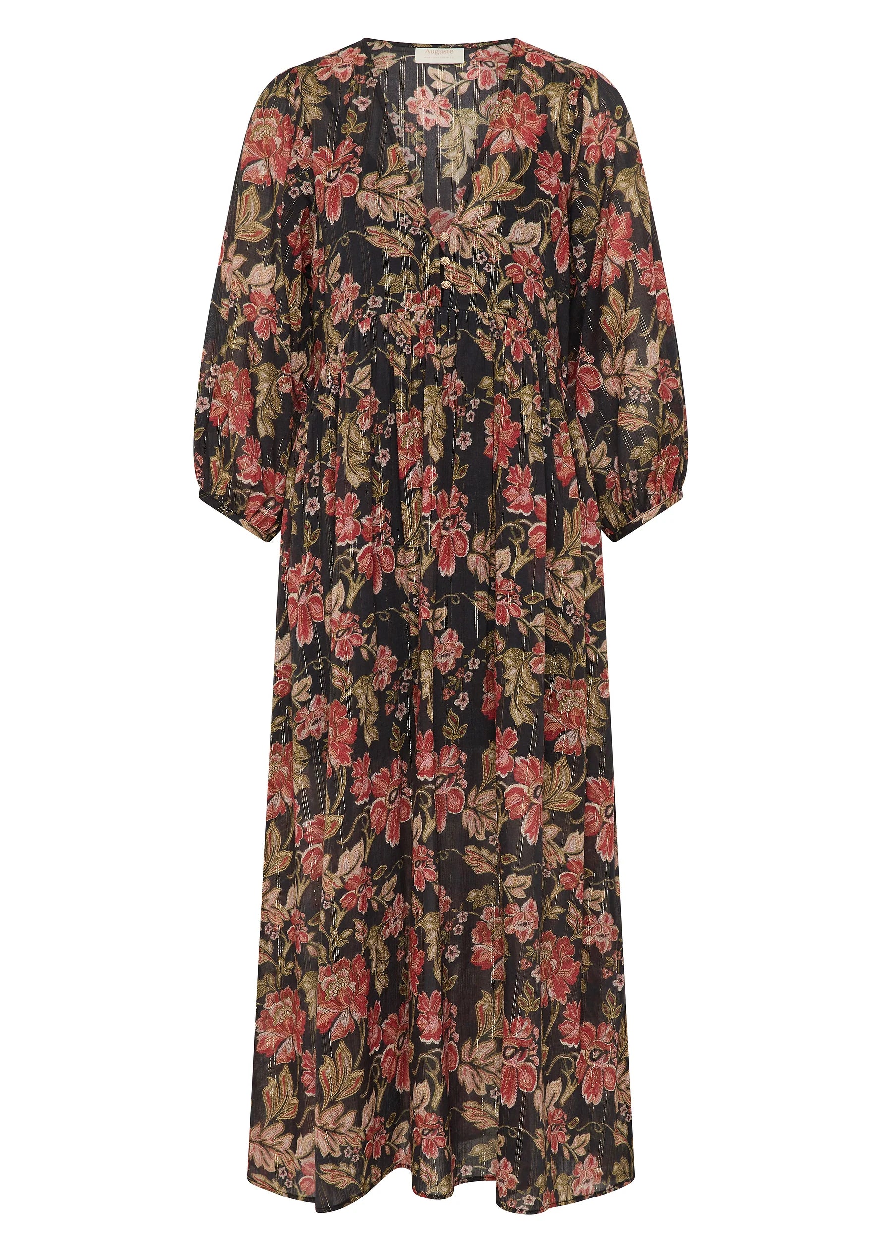 Auguste Ellis Midi Dress Black