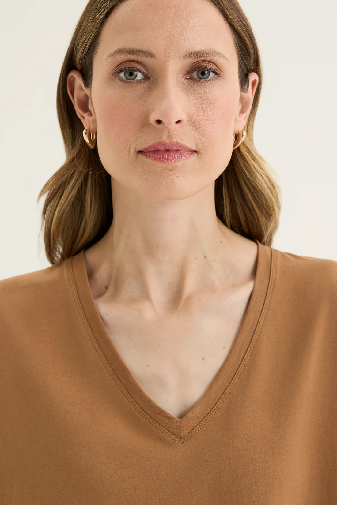 Yarra Trail Glass Tee Nutmeg