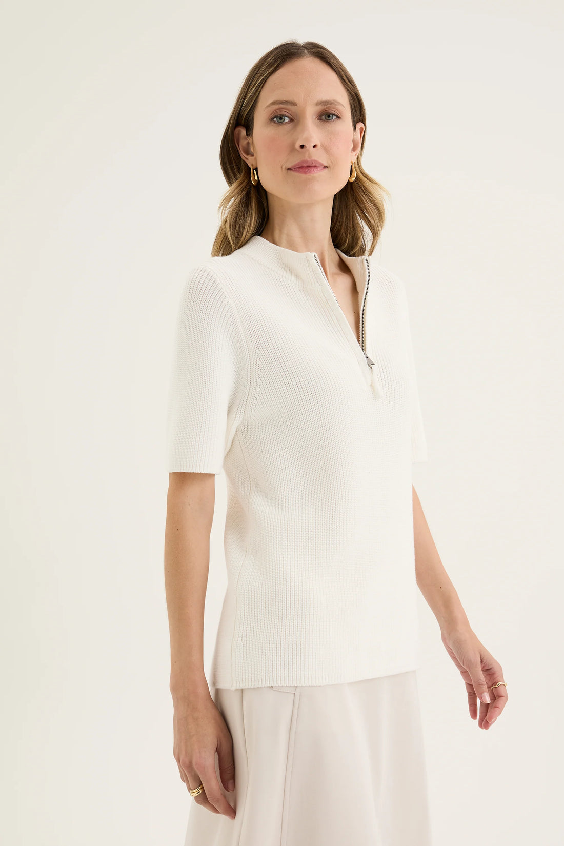 Yarra Trail Cordon Knit Ecru