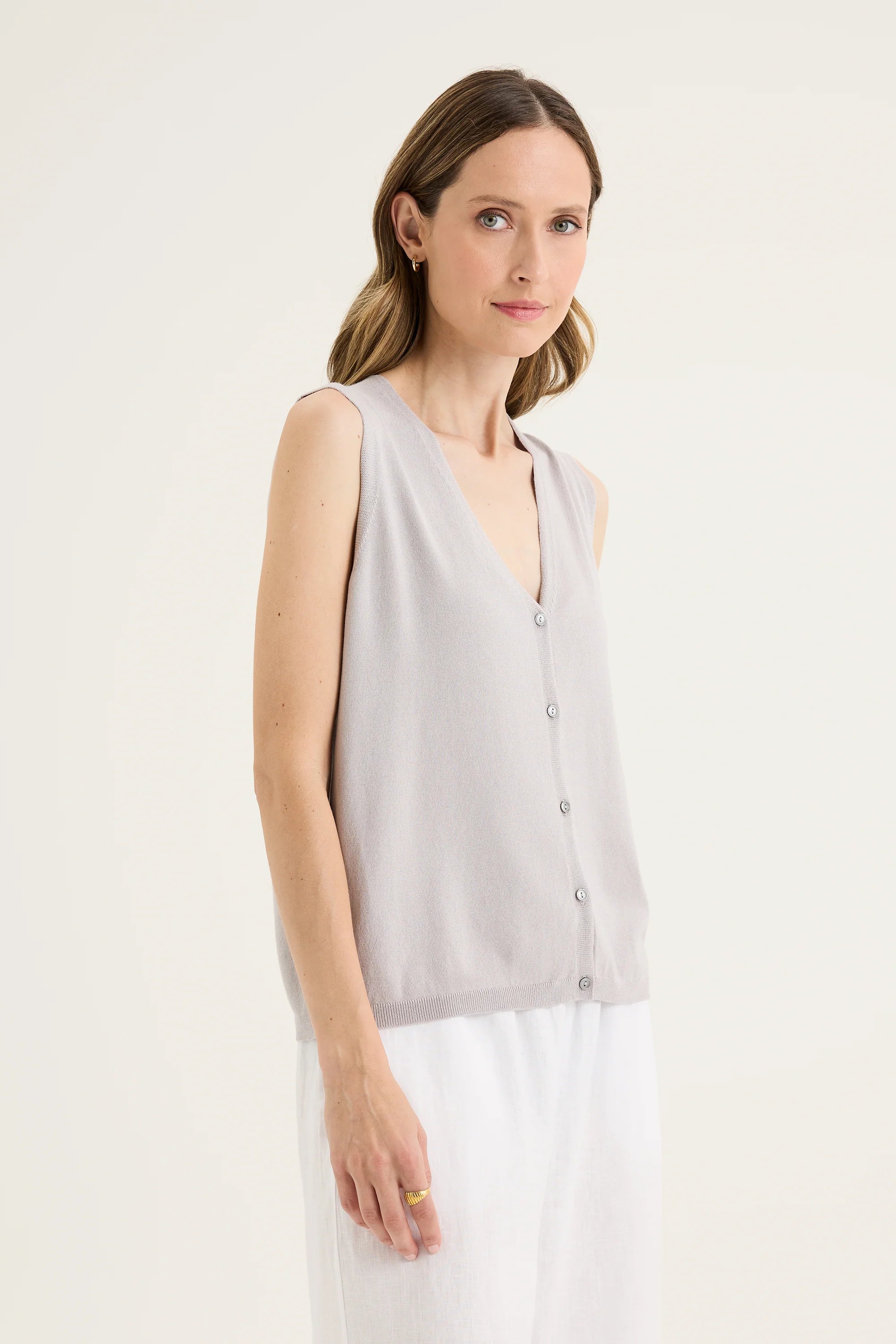 Yarra Trail Rise Knit Vest Stirling