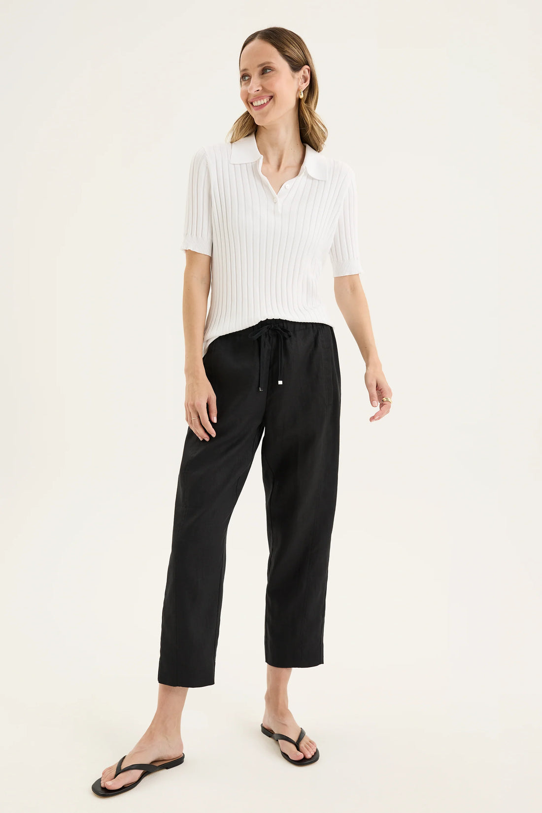 Yarra Trail Tirari Slim Pant Black