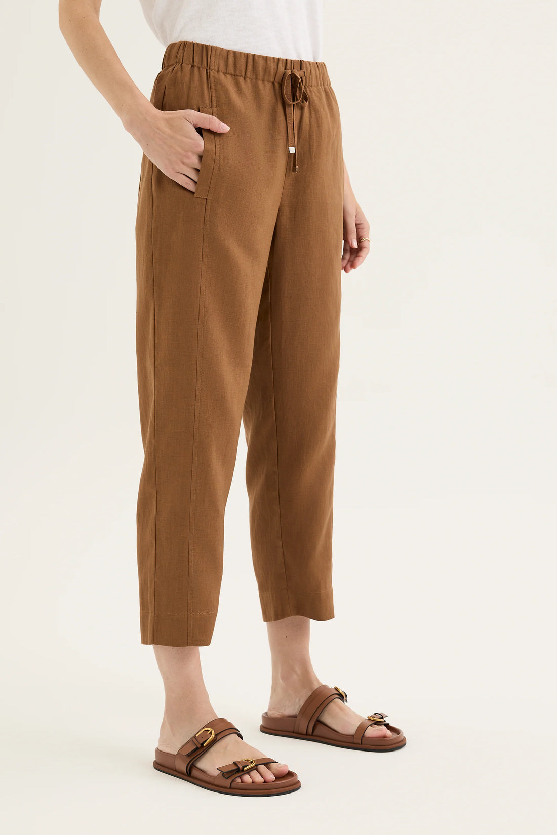 Yarra Trail Tirari Slim Pant Nutmeg