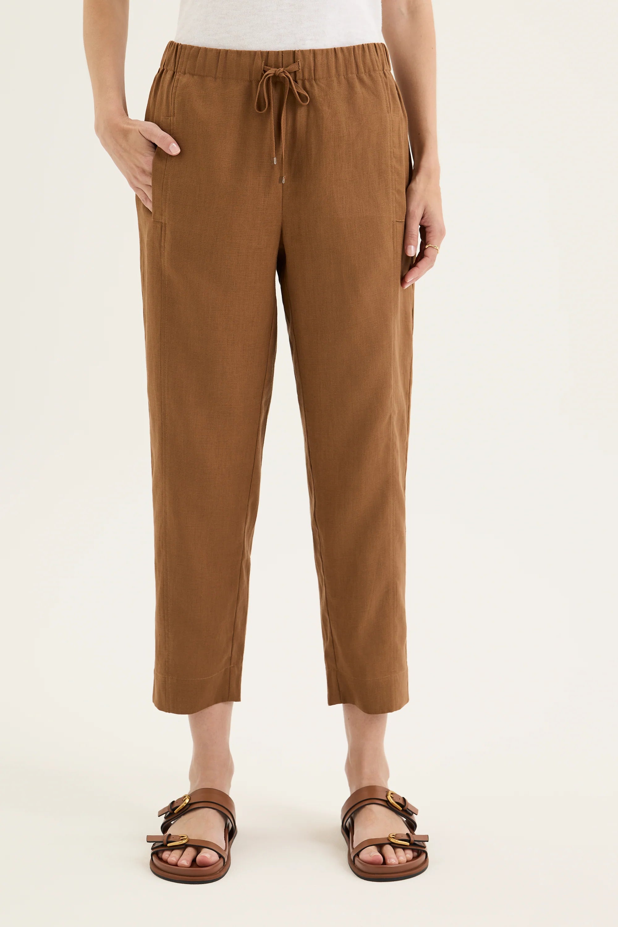 Yarra Trail Tirari Slim Pant Nutmeg