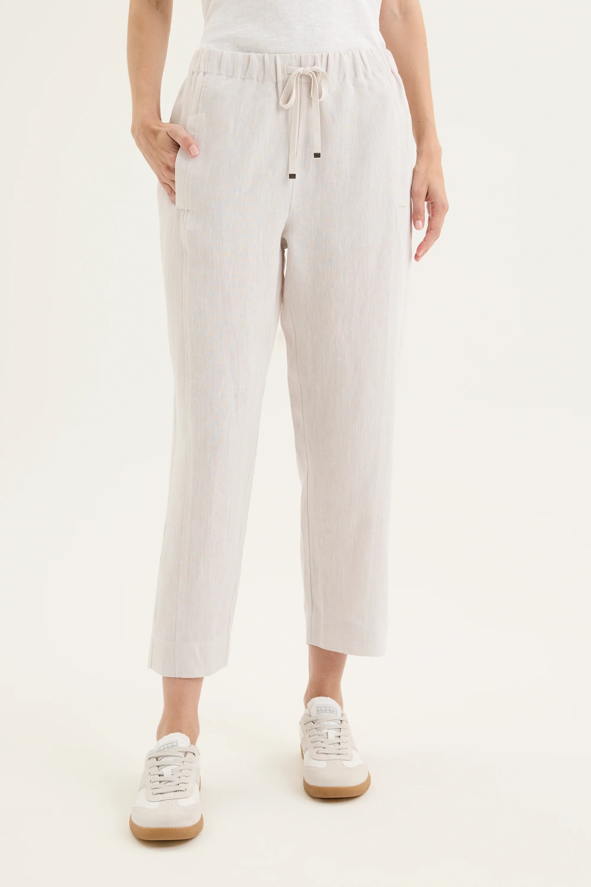 Yarra Trail Tirari Slim Pant White