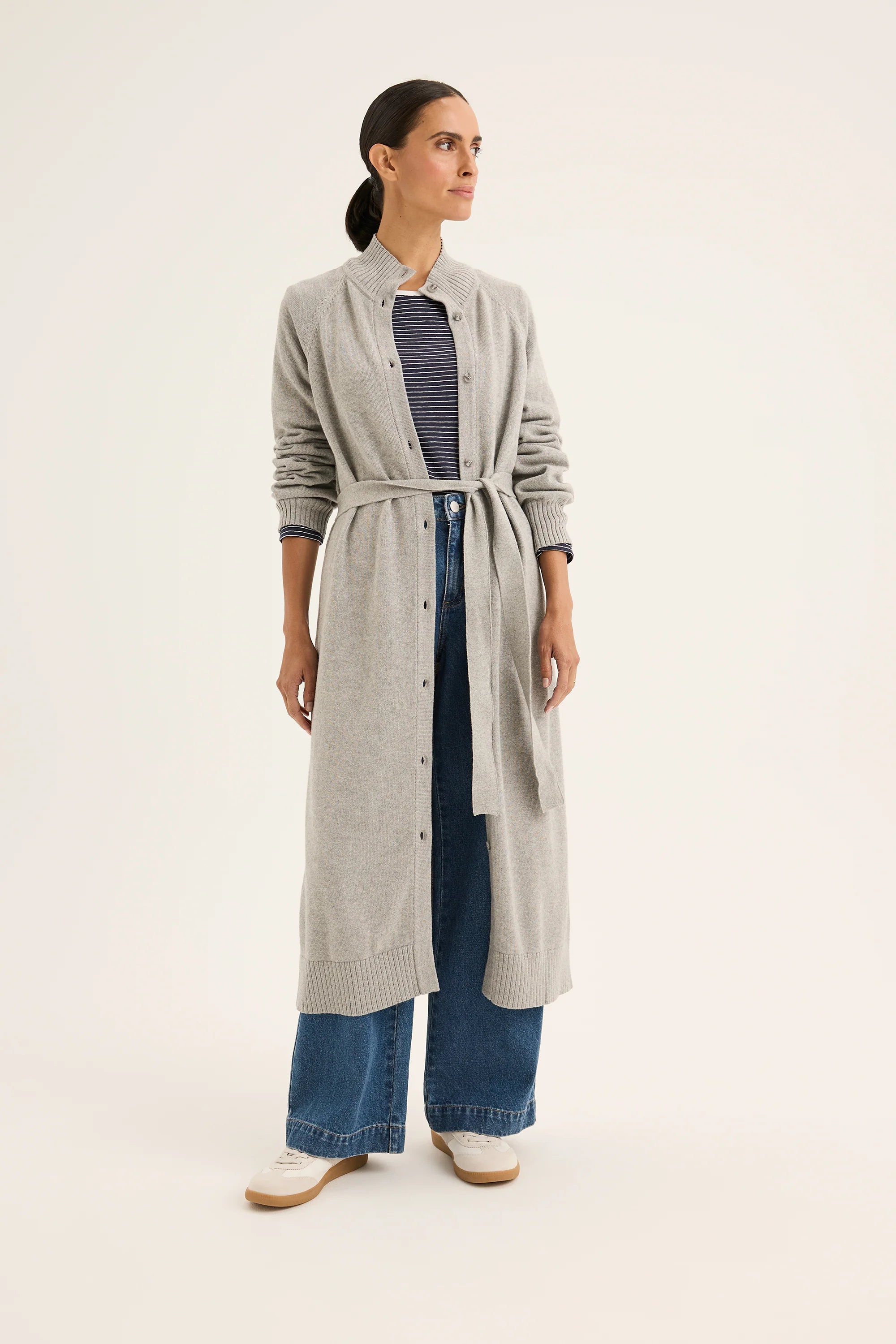 Yarra Trail Tranquil Cardi Silver Marle