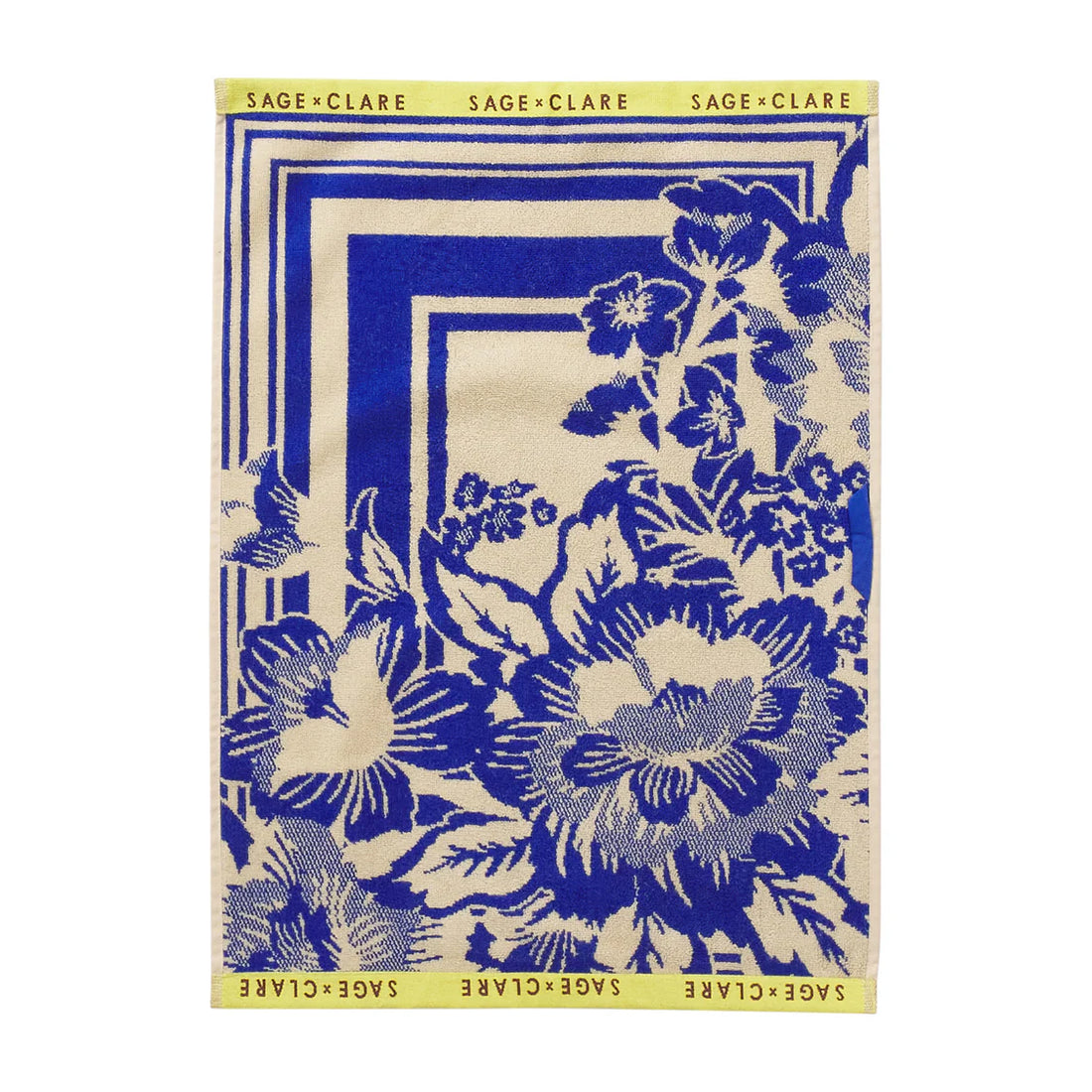 Sage x Clare Eliza Hand Towel Ultramarine