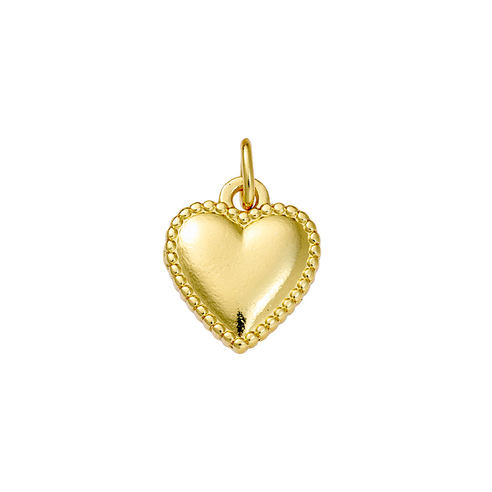 Seren stainless steel gold plated charm 12