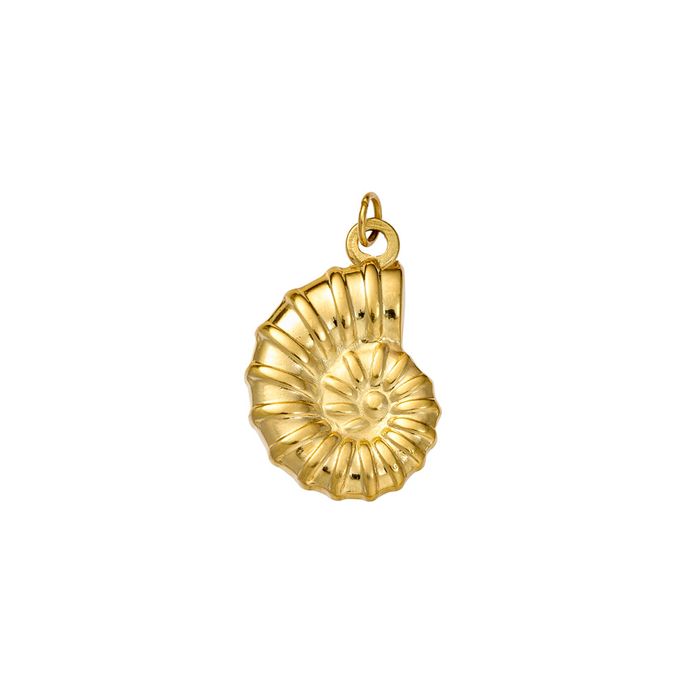Seren stainless steel gold plated charm 13