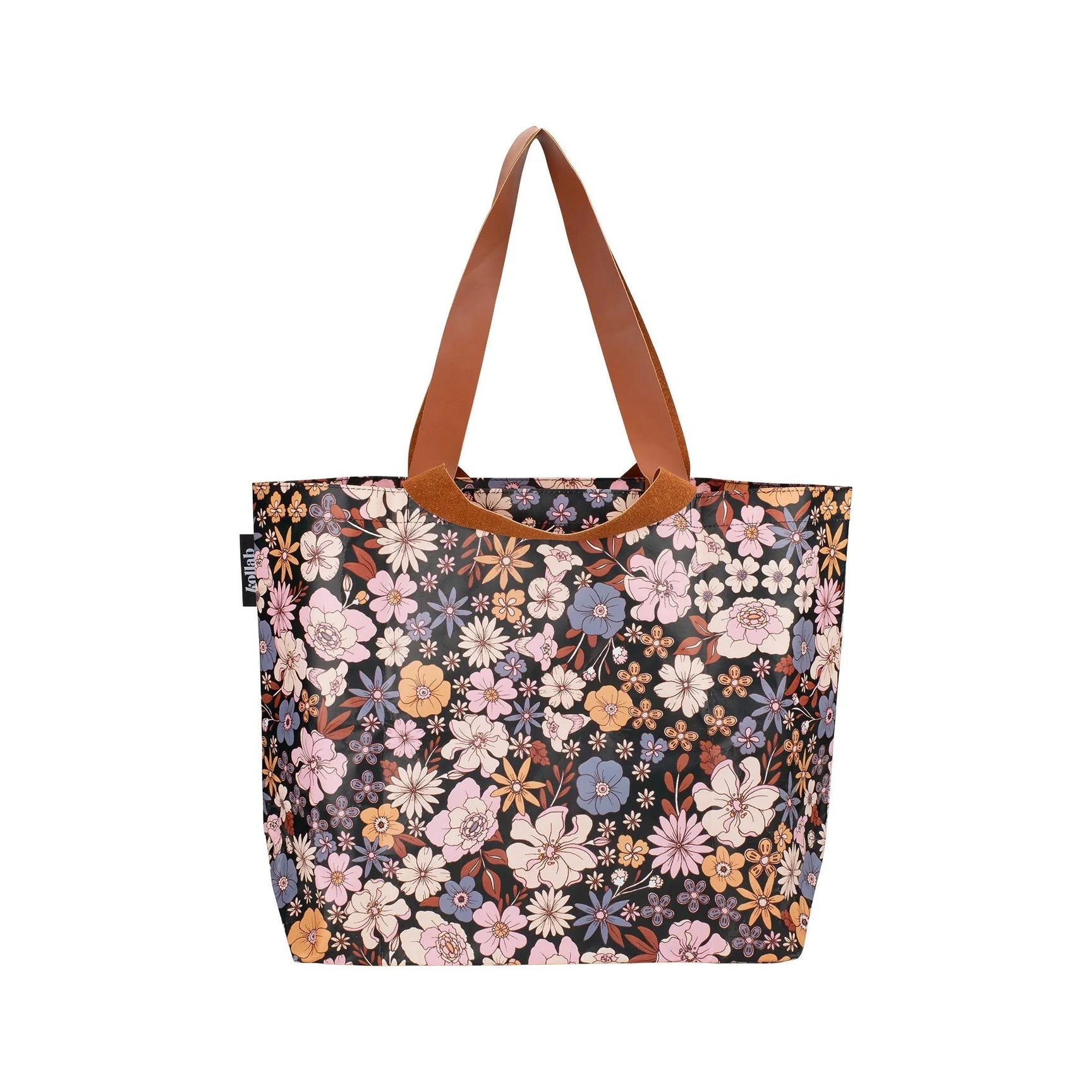 Kollab Shopper Tote Lilac Fields