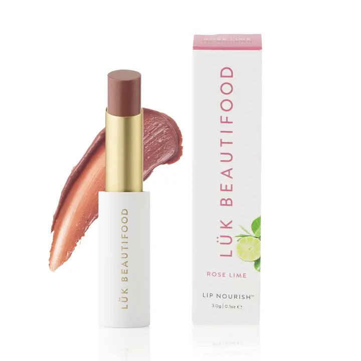 LUK Beautifood Lip Nourish Rose Lime