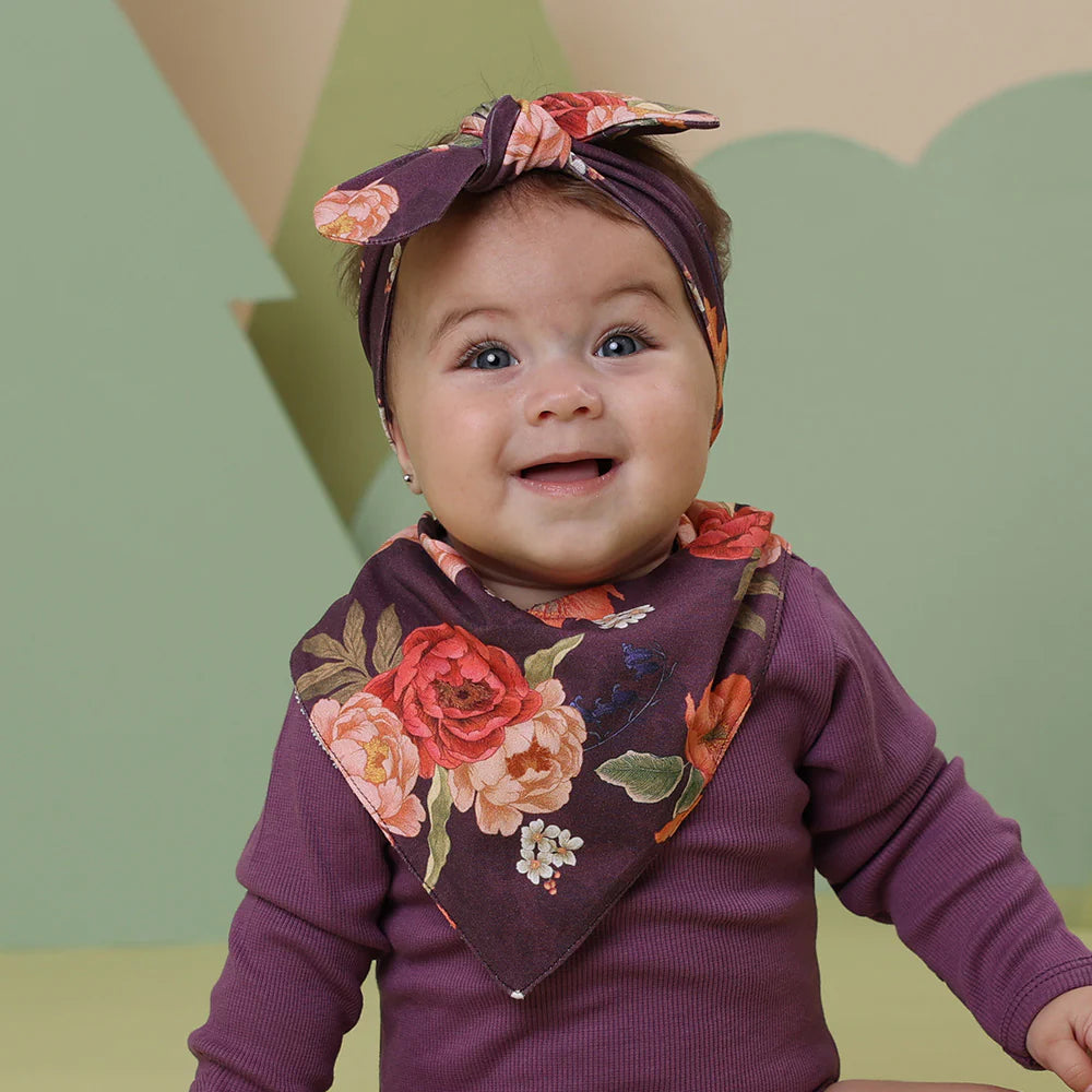 Snuggle Hunny Organic Dribble Bib Sienna