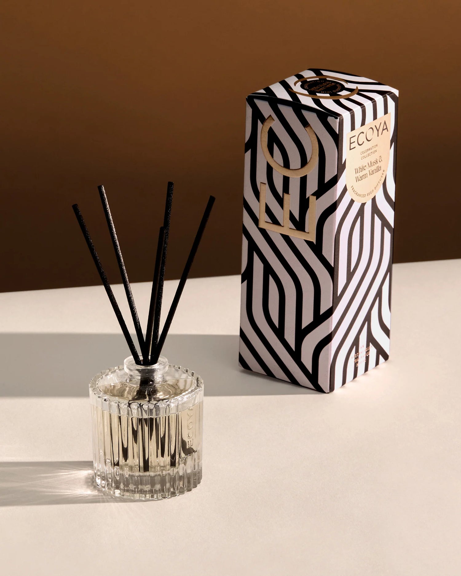 Ecoya White Musk & Warm Vanilla Celebration Mini Diffuser