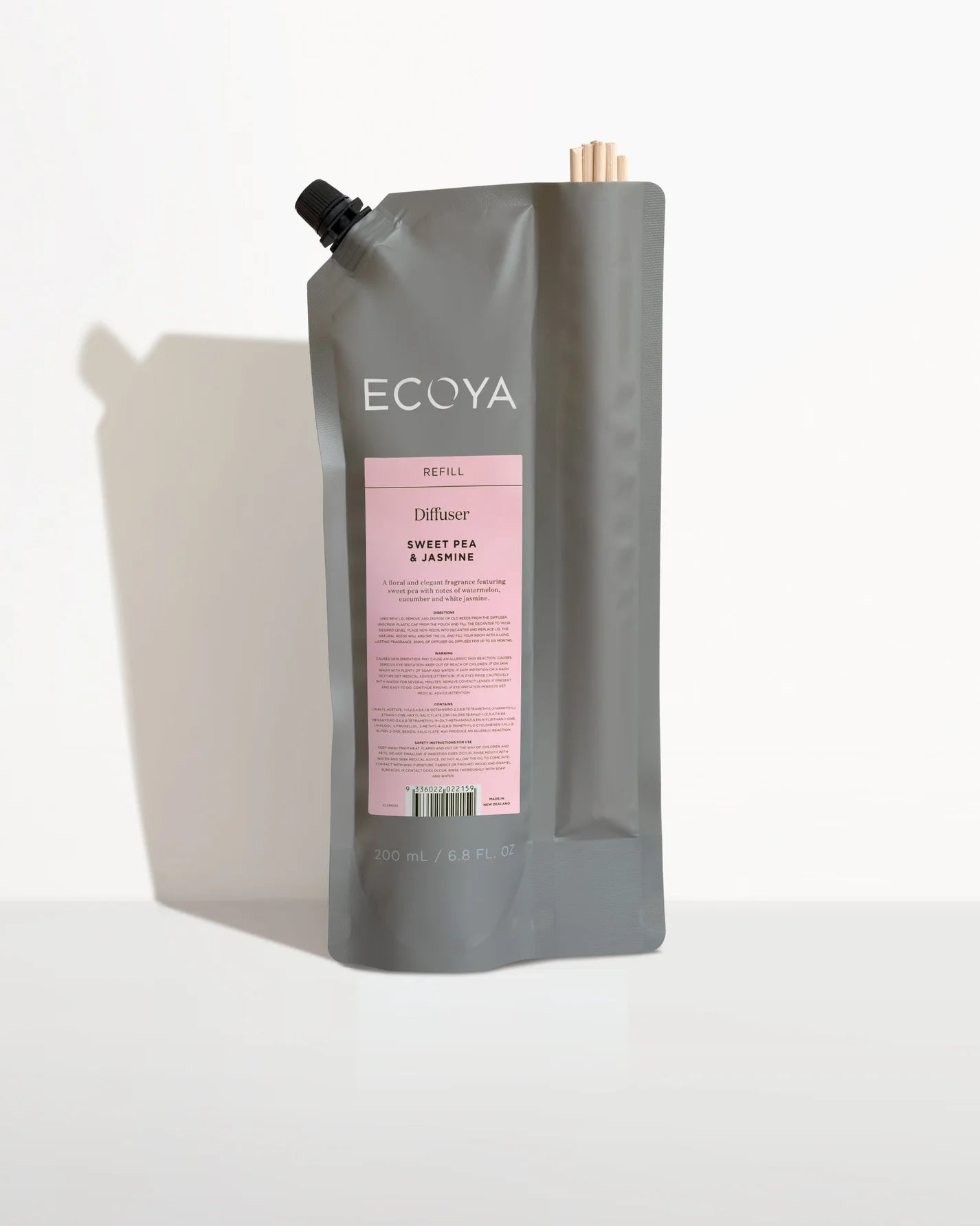 Ecoya Sweet Pea & Jasmine Diffuser Refill