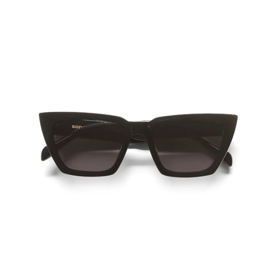 Soda Shades Hailey Black w/ Grey Lenses