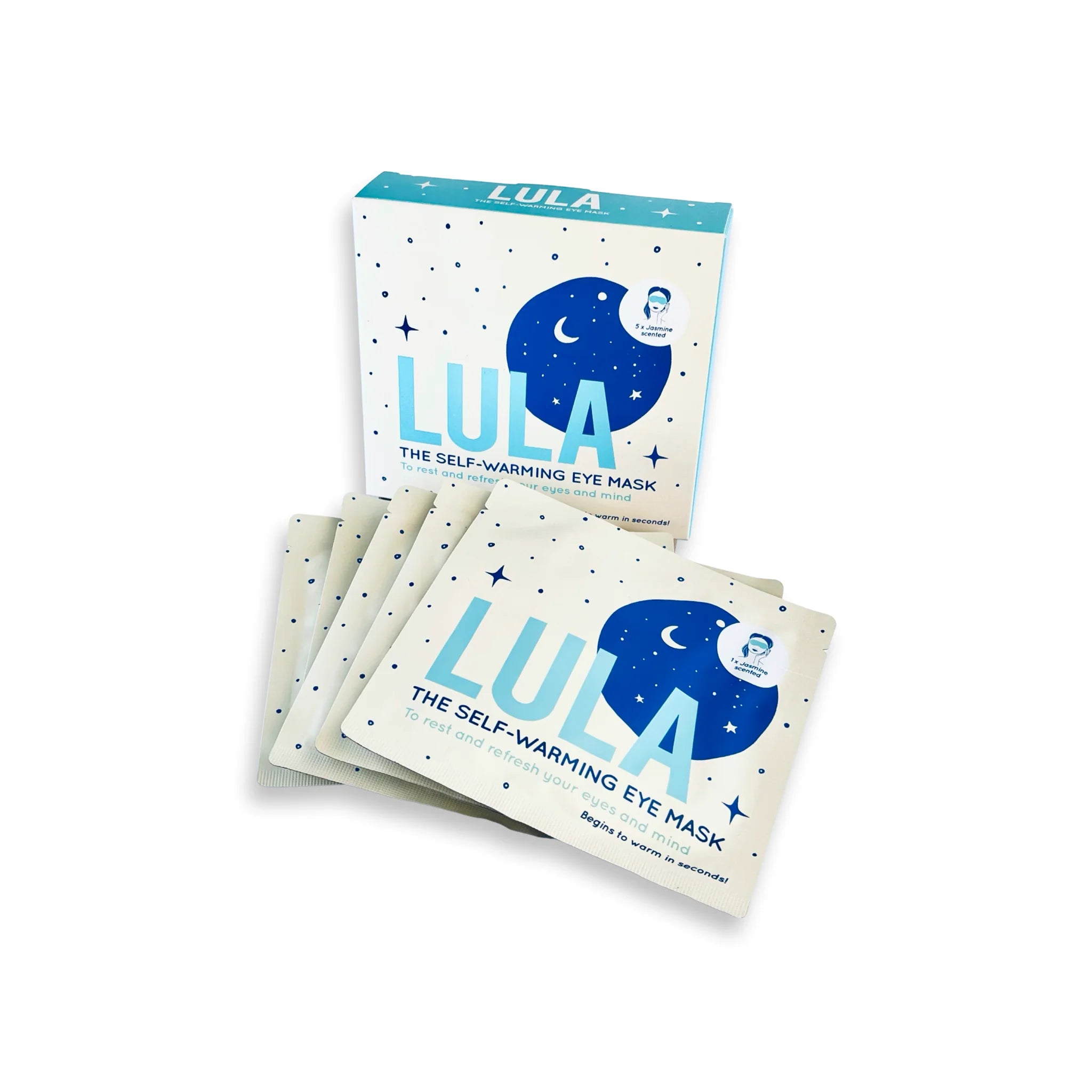 Lula Self-Warming Eye Mask - Jasmine Scented (5 Pack)