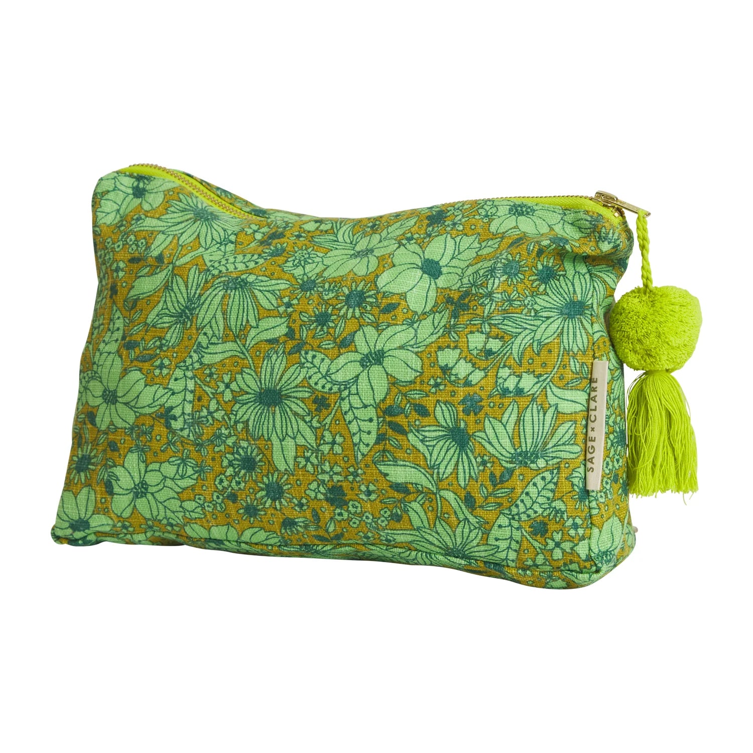 Sage X Clare Evette Cosmetic Bag