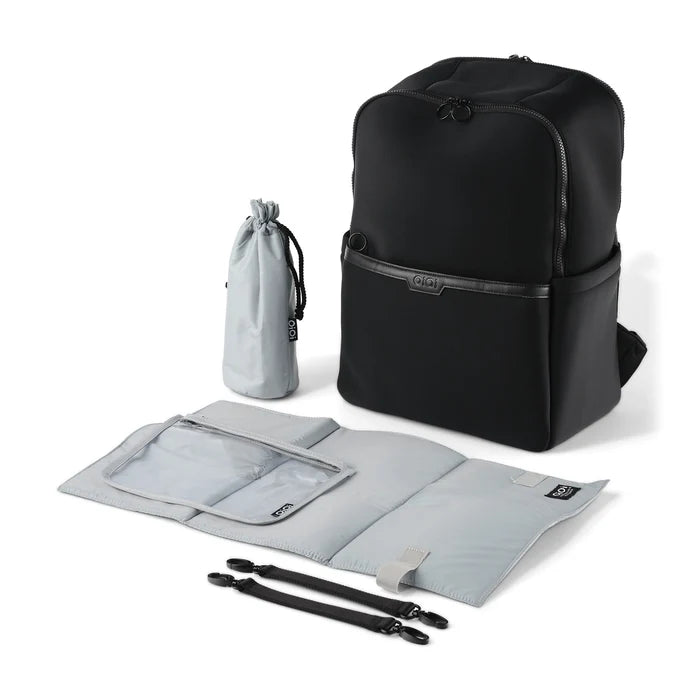 OiOi Multitasker Nappy Backpack Black Neoprene
