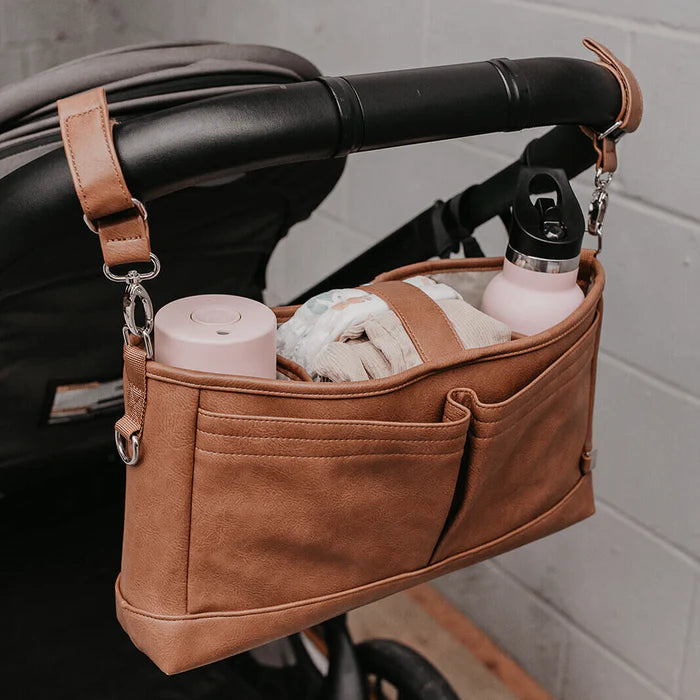OiOi Signature Pram Caddy Tan