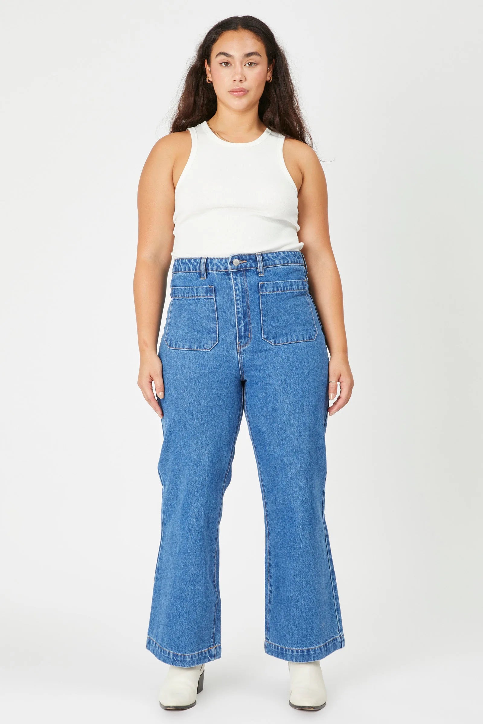Rollas Sailor Jean Ashley Blue