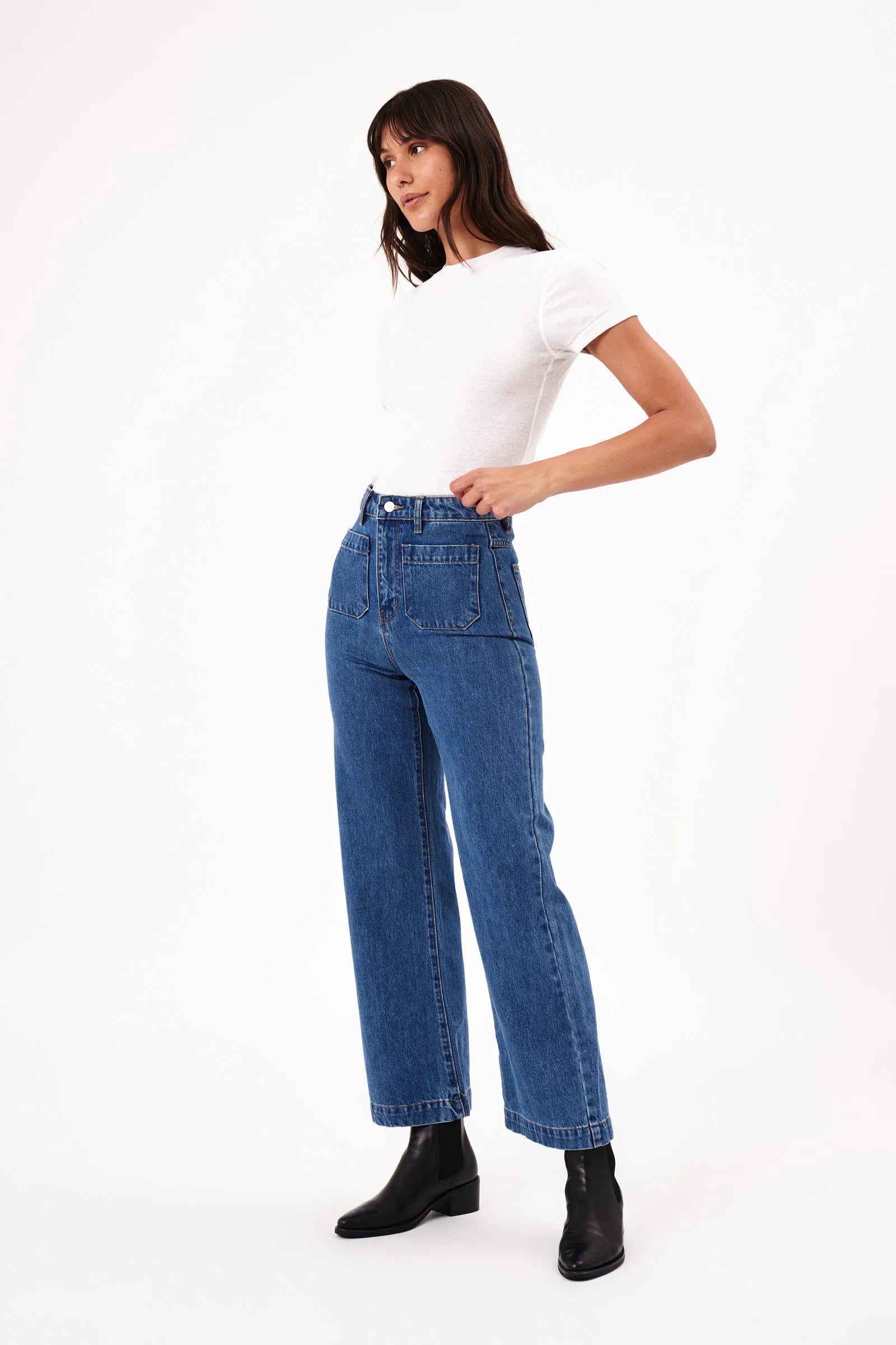 Rollas Sailor Jean Ashley Blue
