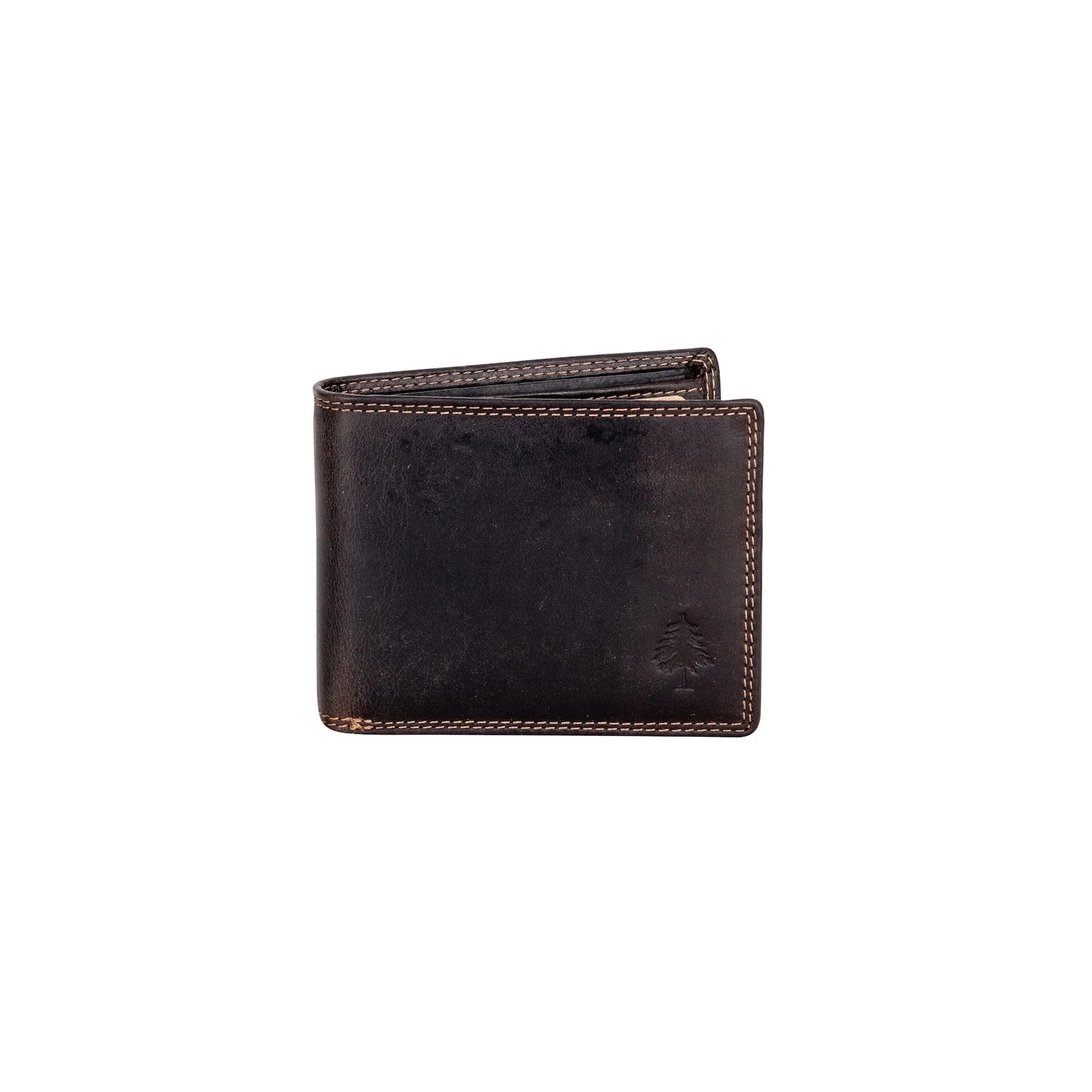 Greenwood Leather Samson RFID Leather Wallet Brown