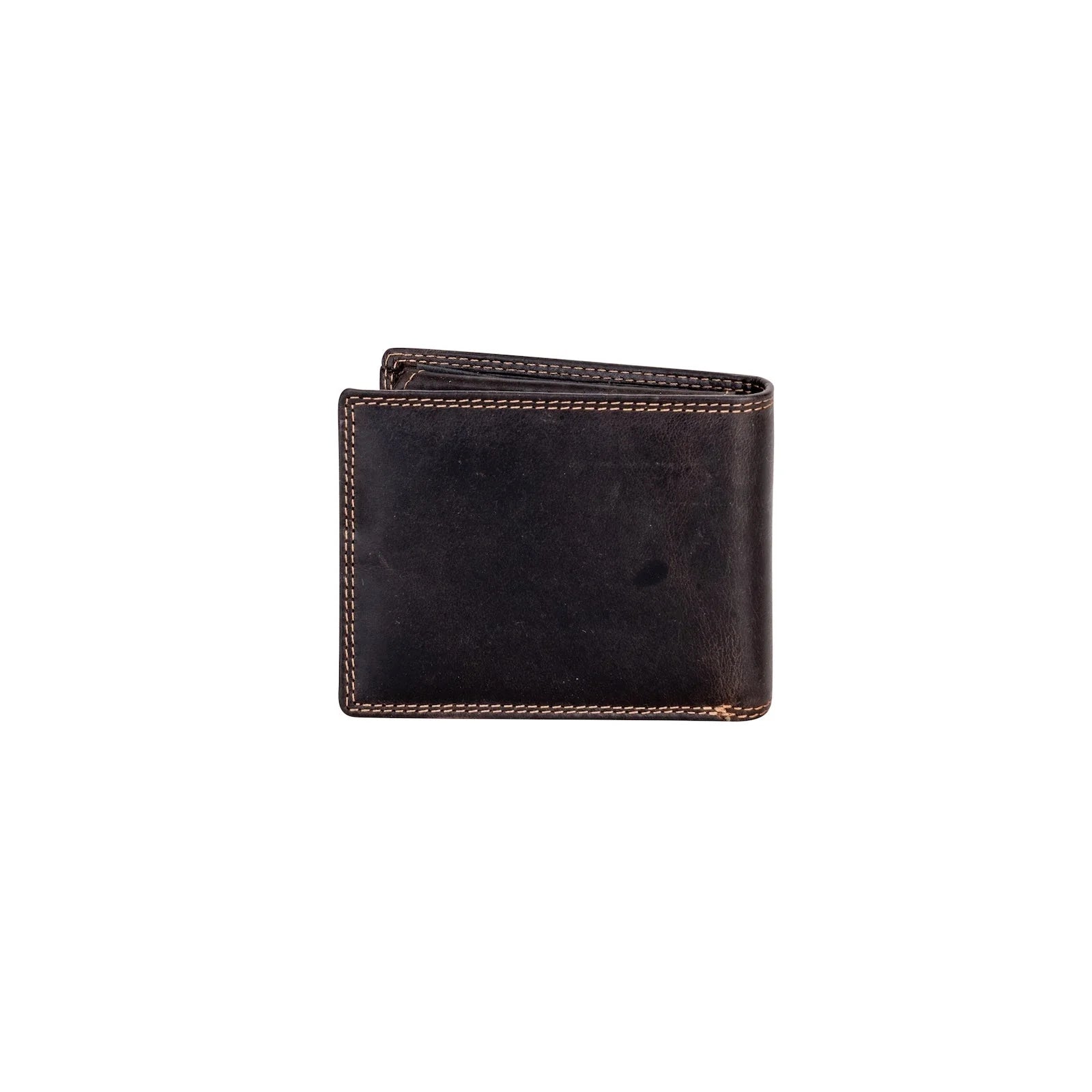 Greenwood Leather Samson RFID Leather Wallet Brown