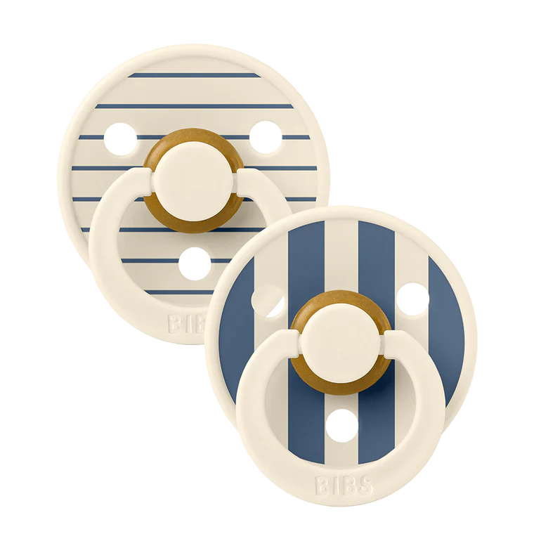BIBS Ivory Steel Blue Mix S2 (6 Months +)